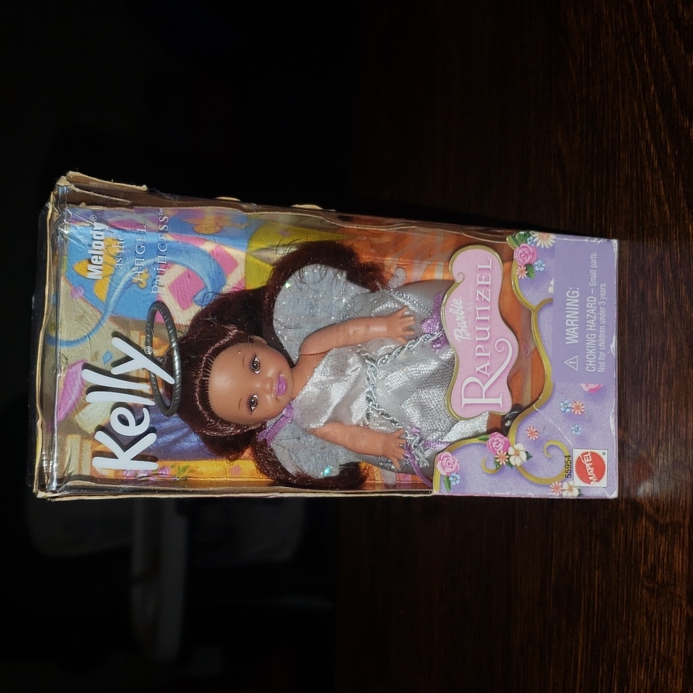 Kelly- Melody as the Angel Princess. Barbie as Rapunzel 2001
